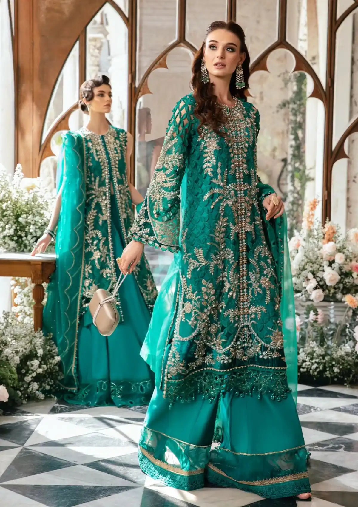 Maria B D6 emerald green