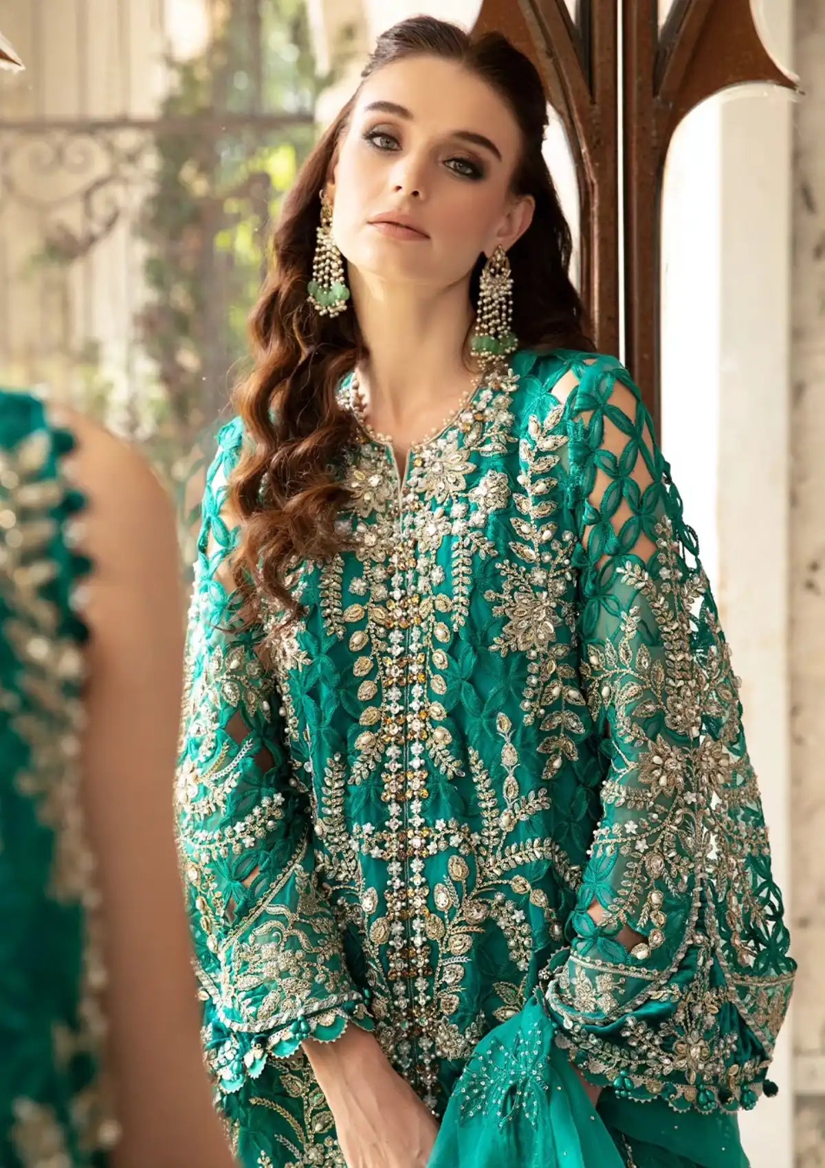 Maria B D6 emerald green