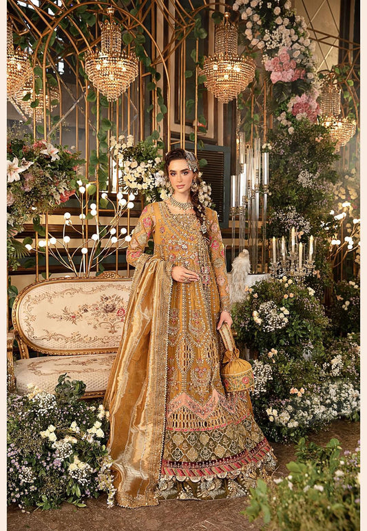 AFA - Maria B - 3 Pc Embroidered Organza Suit | BD-2907 - 101