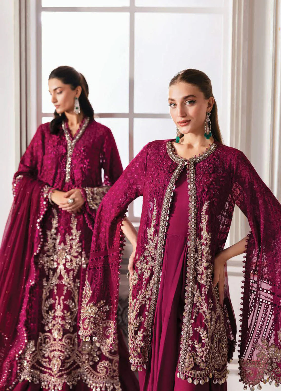 AFA - Maria B - 3pc Unstitched Chiffon - BD-2003 - 051