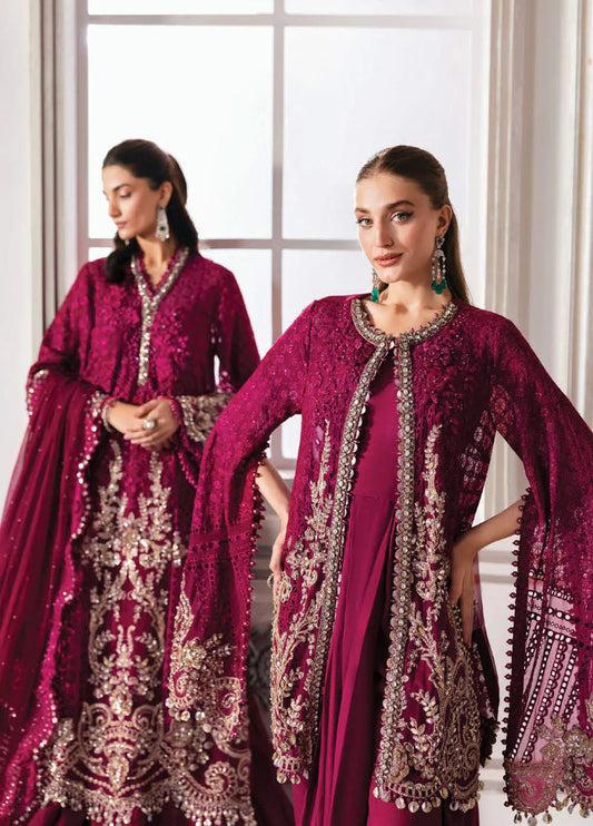 AFA - Maria B - 3pc Unstitched Chiffon - BD-2003 - 051