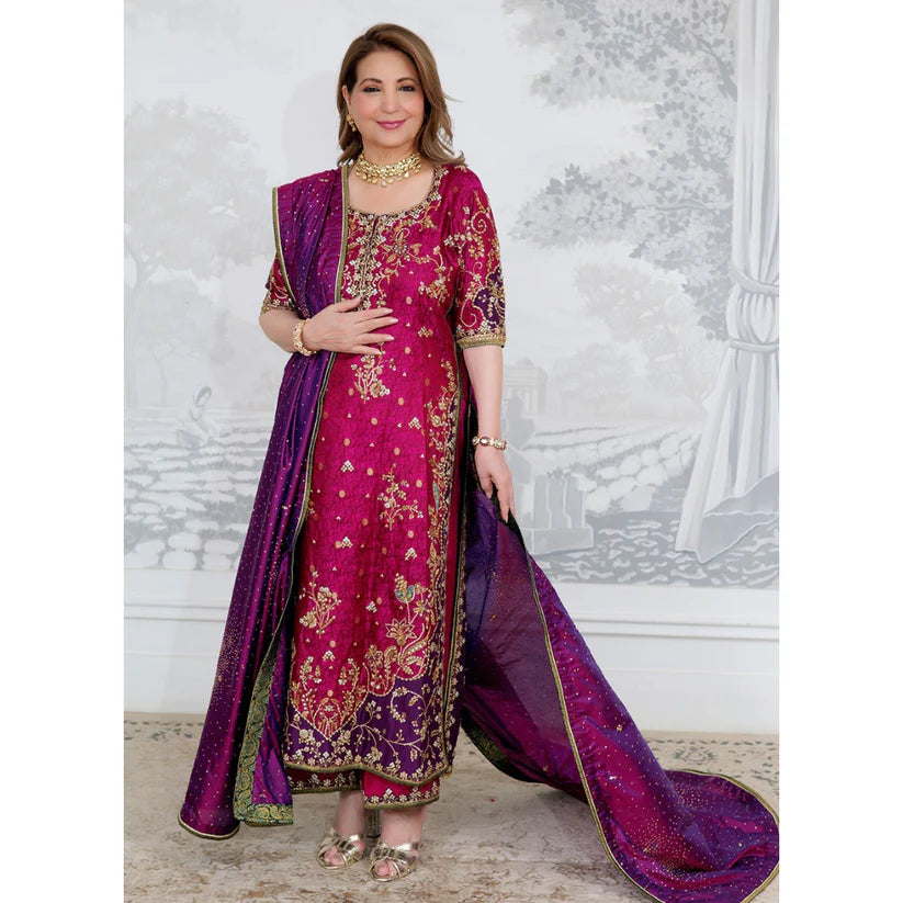 AFA - F T A - Bita Magenta Kurta - 046