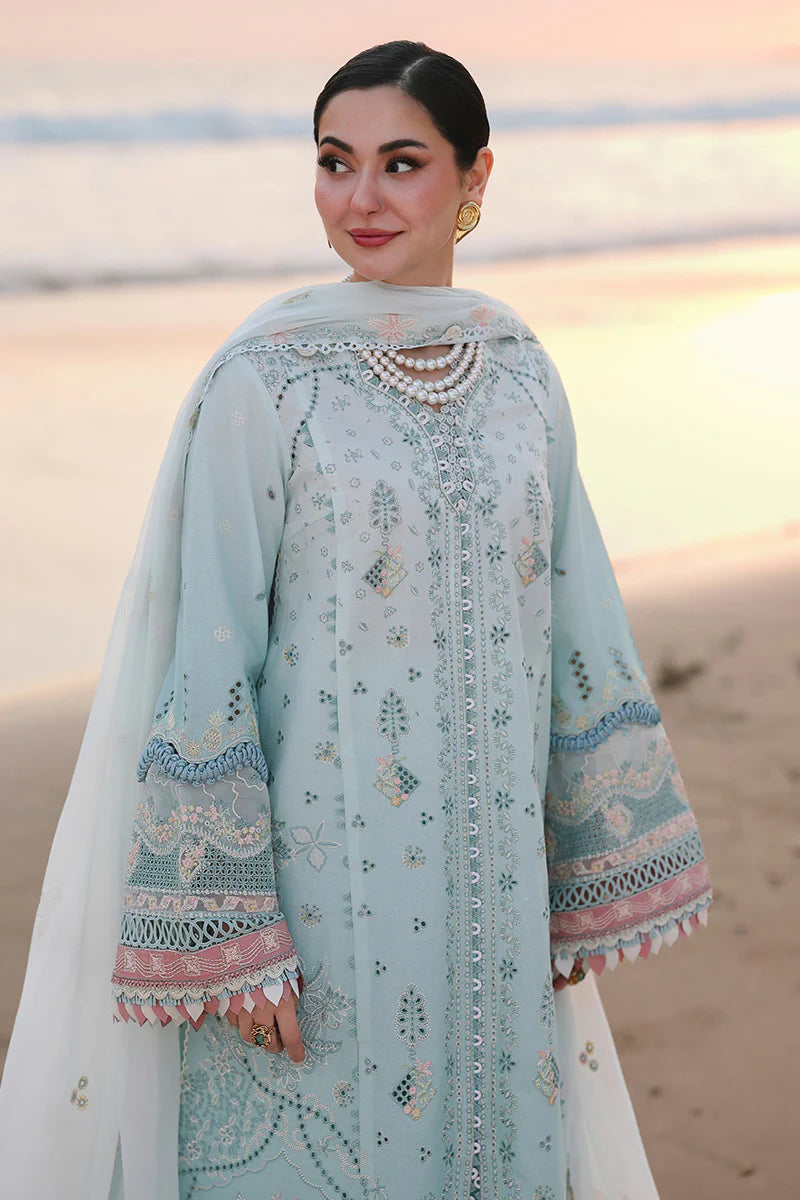 AFA - Qalamkar - Sahil - Embroidered chickenkari Lawn Unstitched 3Pc - 233