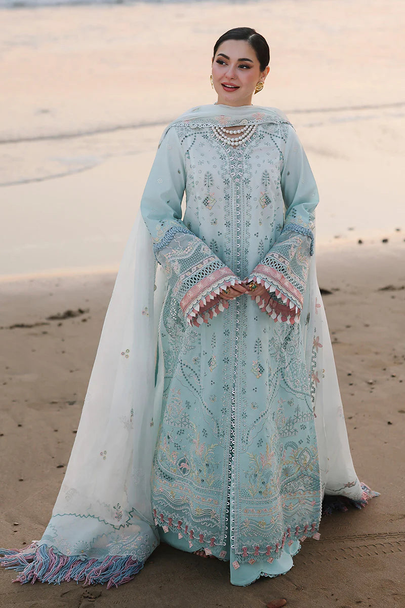 AFA - Qalamkar - Sahil - Embroidered chickenkari Lawn Unstitched 3Pc - 233