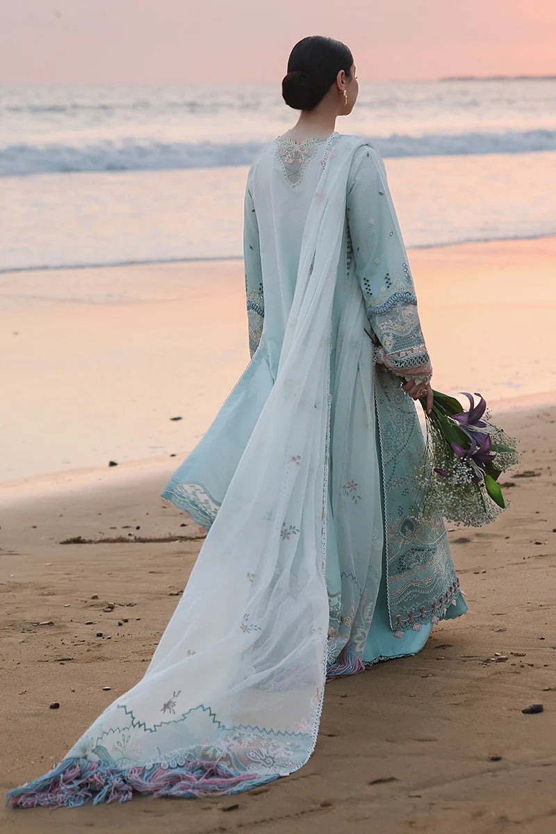AFA - Qalamkar - Sahil - Embroidered chickenkari Lawn Unstitched 3Pc - 233