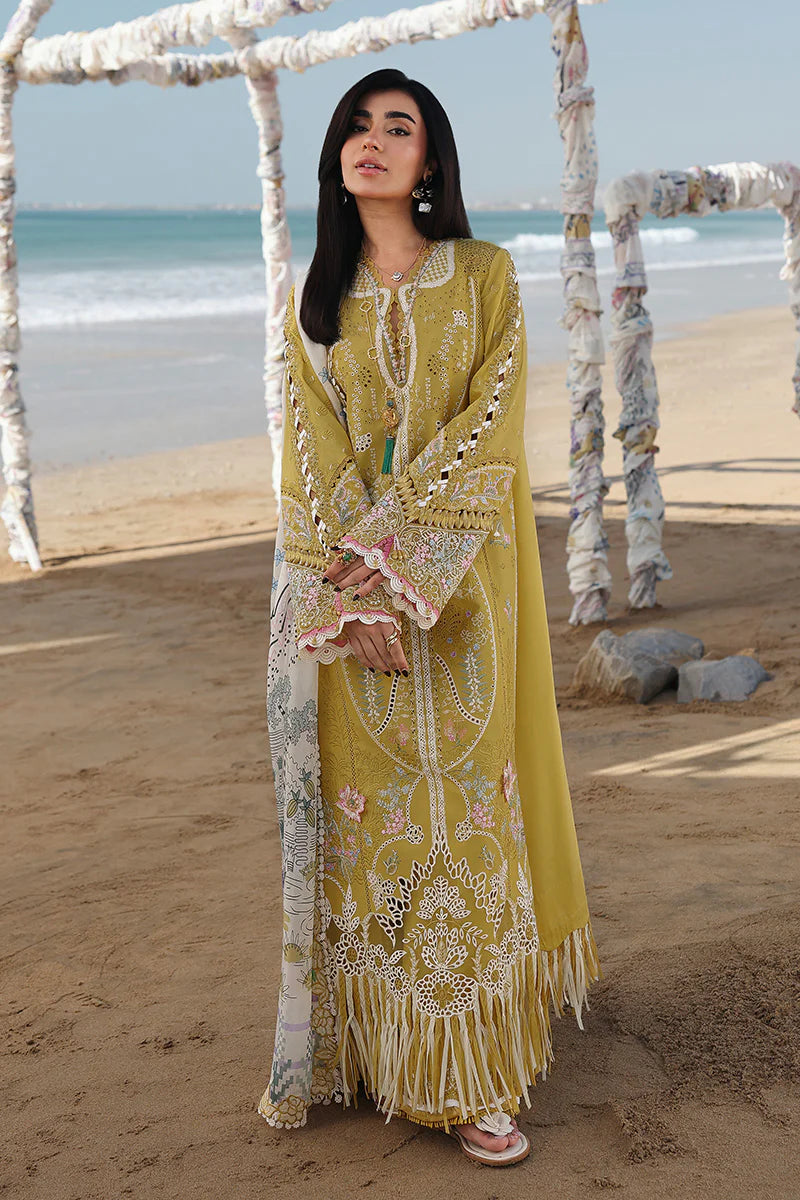 AFA - Qalamkar - Sahil - HIRA - Embroidered Luxury Lawn Unstitched 3Pc SA-07 - 240