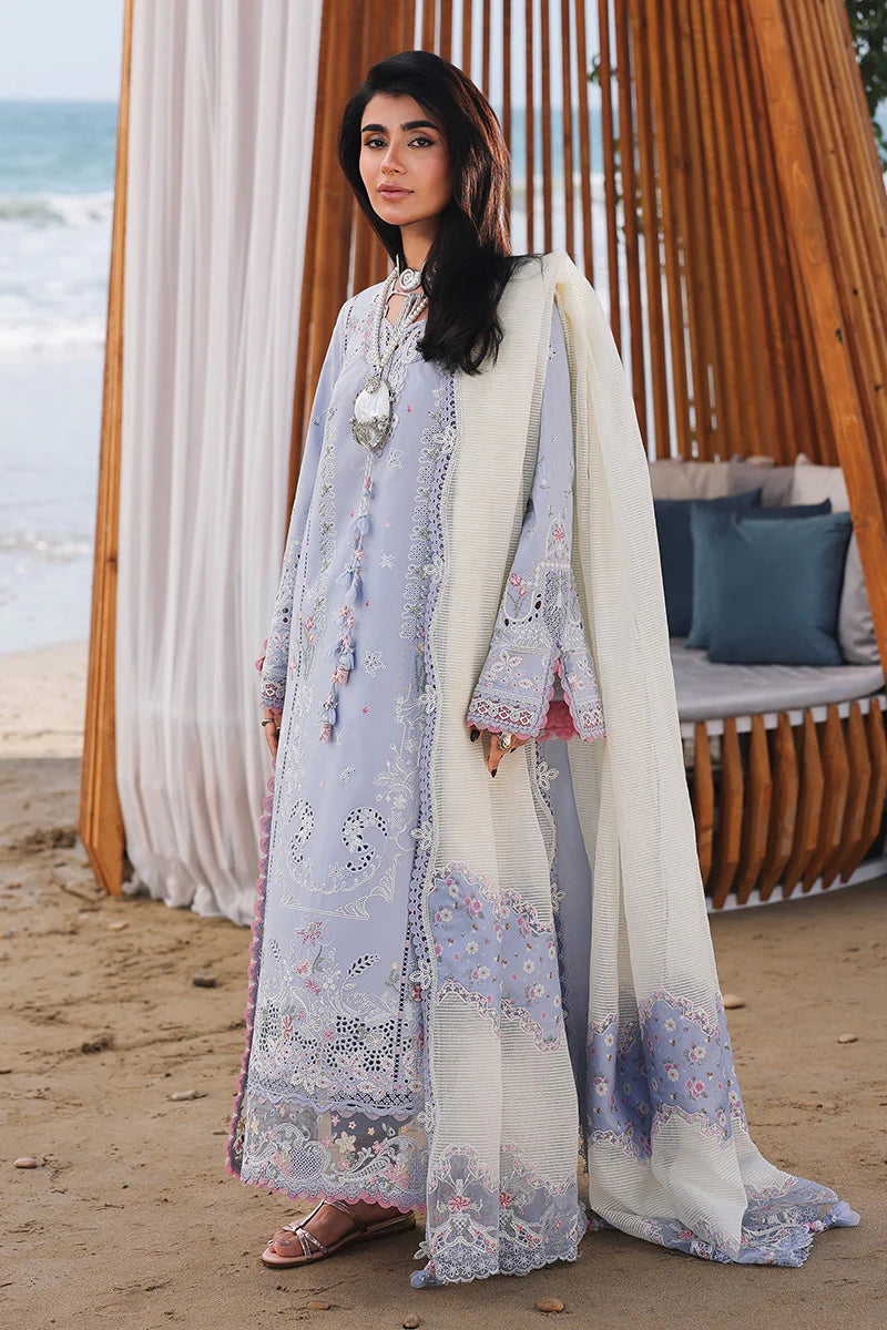 AFA - Qalamkar - Sahil - ZAYNA - Embroidered Luxury Lawn Unstitched 3Pc SA-08 - 238