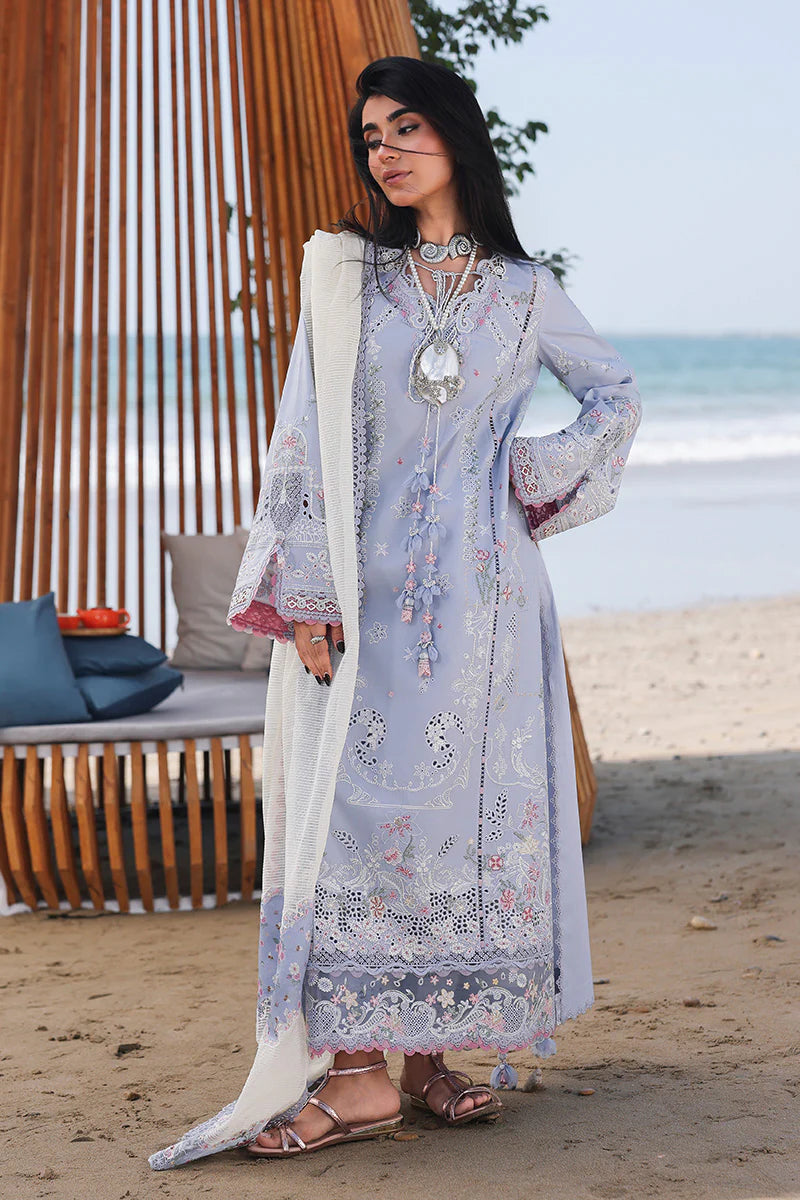 AFA - Qalamkar - Sahil - ZAYNA - Embroidered Luxury Lawn Unstitched 3Pc SA-08 - 238