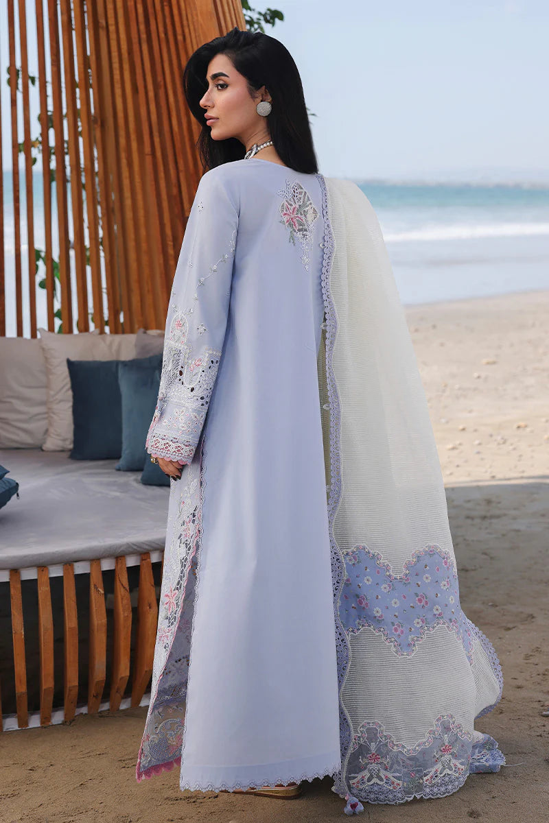AFA - Qalamkar - Sahil - ZAYNA - Embroidered Luxury Lawn Unstitched 3Pc SA-08 - 238