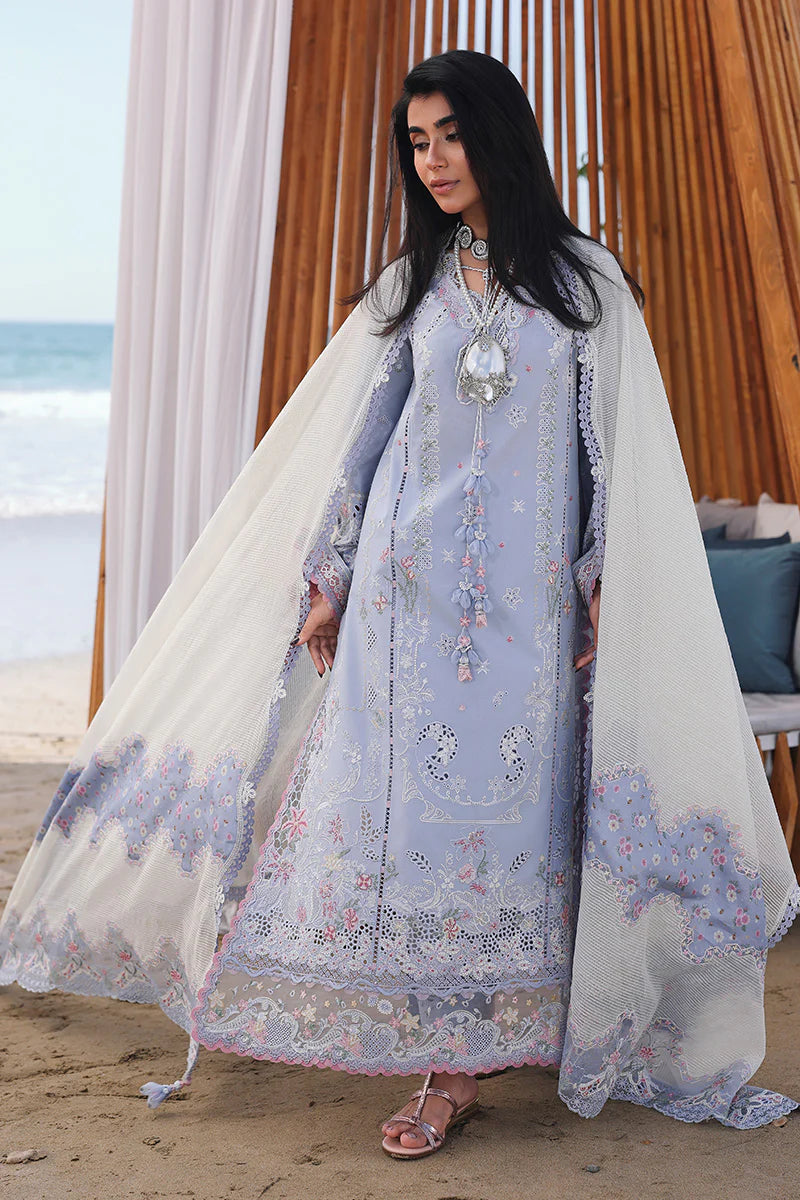 AFA - Qalamkar - Sahil - ZAYNA - Embroidered Luxury Lawn Unstitched 3Pc SA-08 - 238