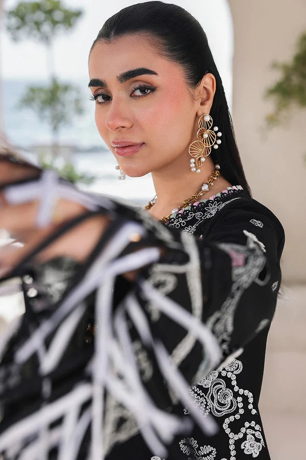AFA - Qalamkar - Sahil - Embroidered Lawn Unstitched 3Pc Suit SA-02 LIANA - 231