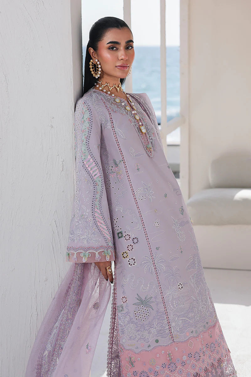 AFA - Qalamkar - Sahil - REHMA - Embroidered Luxury Lawn Unstitched 3Pc Suit SA-11 - 237