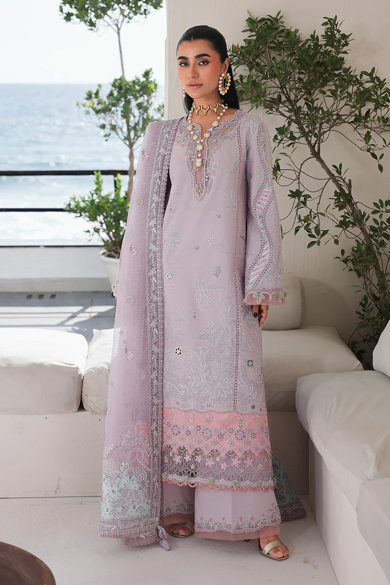 AFA - Qalamkar - Sahil - REHMA - Embroidered Luxury Lawn Unstitched 3Pc Suit SA-11 - 237