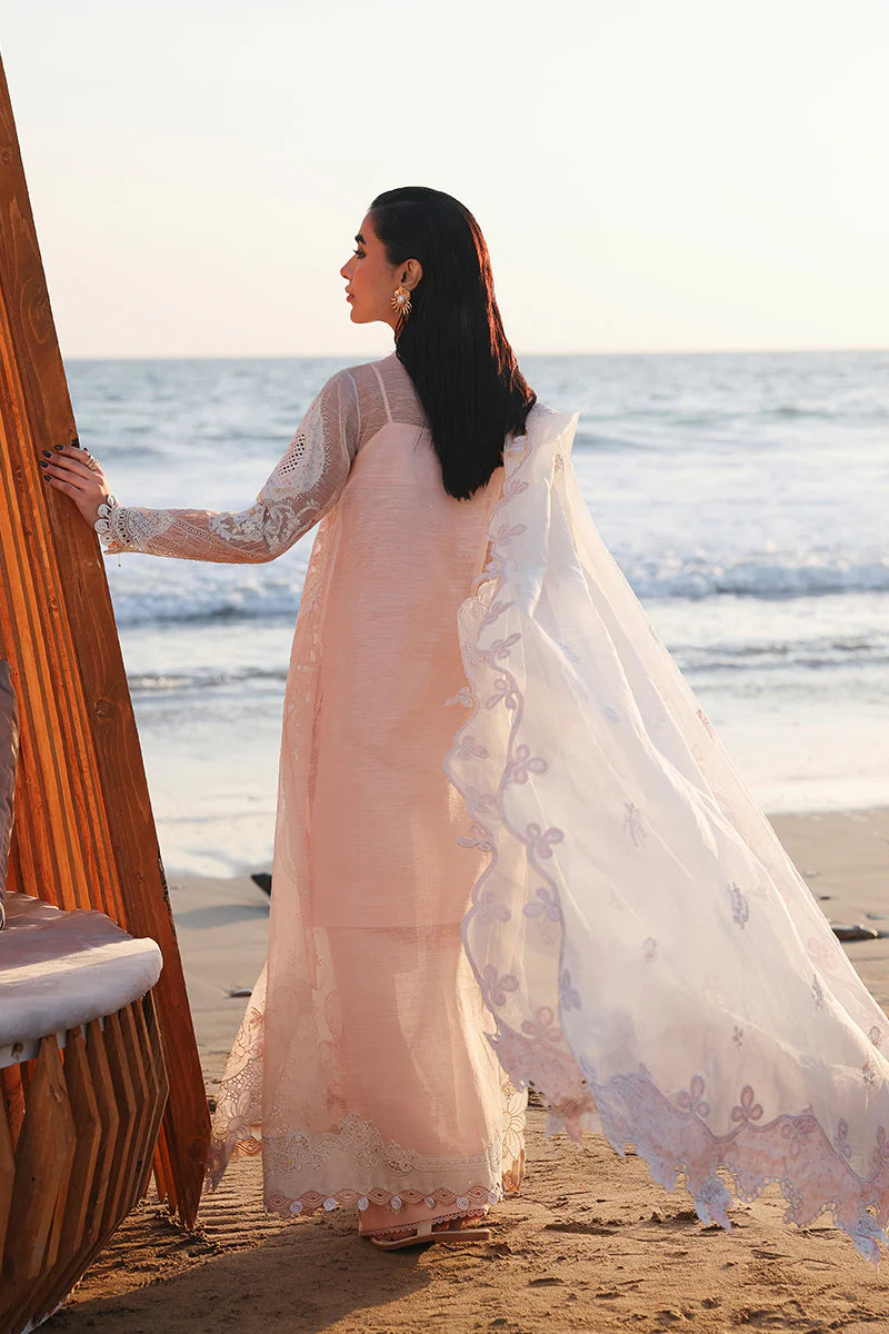 AFA - Qalamkar Sahil - MAHUR - Embroidered Luxury Lawn Unstitched 3Pc Suit SA-06 - 234