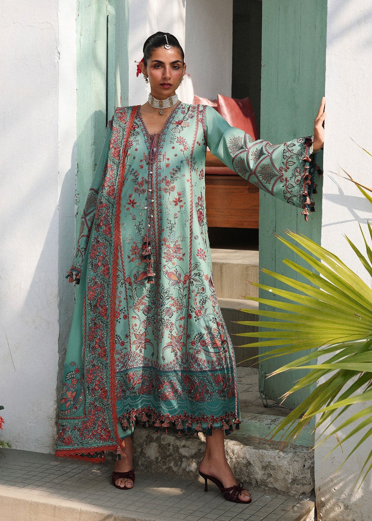 AFA - HUSSAIN REHAR LAWN - Verdant - 3PC SUIT - 180