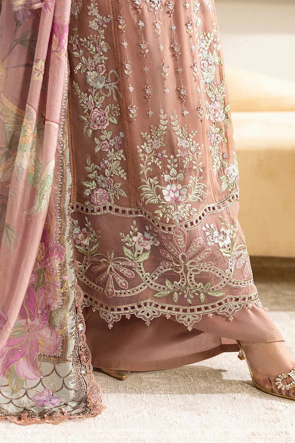 AFA - MARIA B - 3PC EMBROIDERED CHIFFON - 94