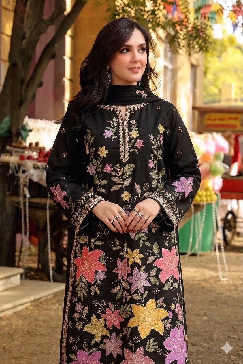 AFA - ANEELAS - EMBROIDERED UNSTITCHED 3PC - 228