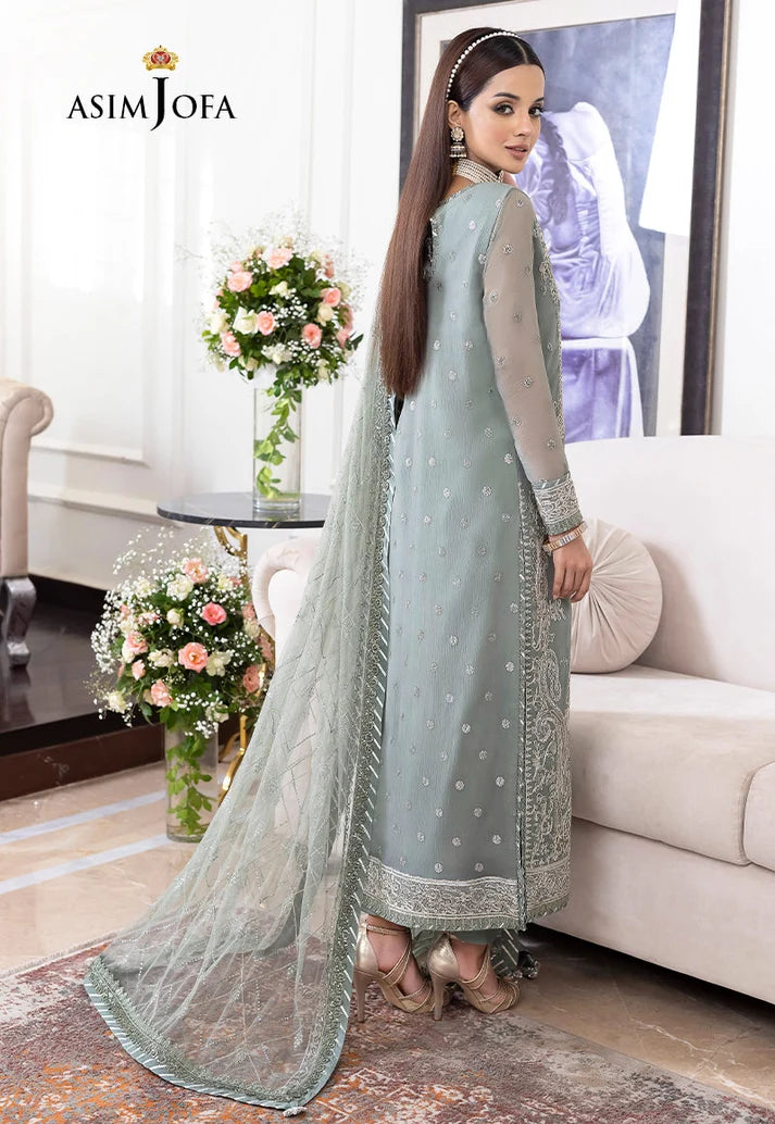 AFA - ASIM JOFA - EMBROIDERED CHIFFON UNSTITCHED 3PC - 230