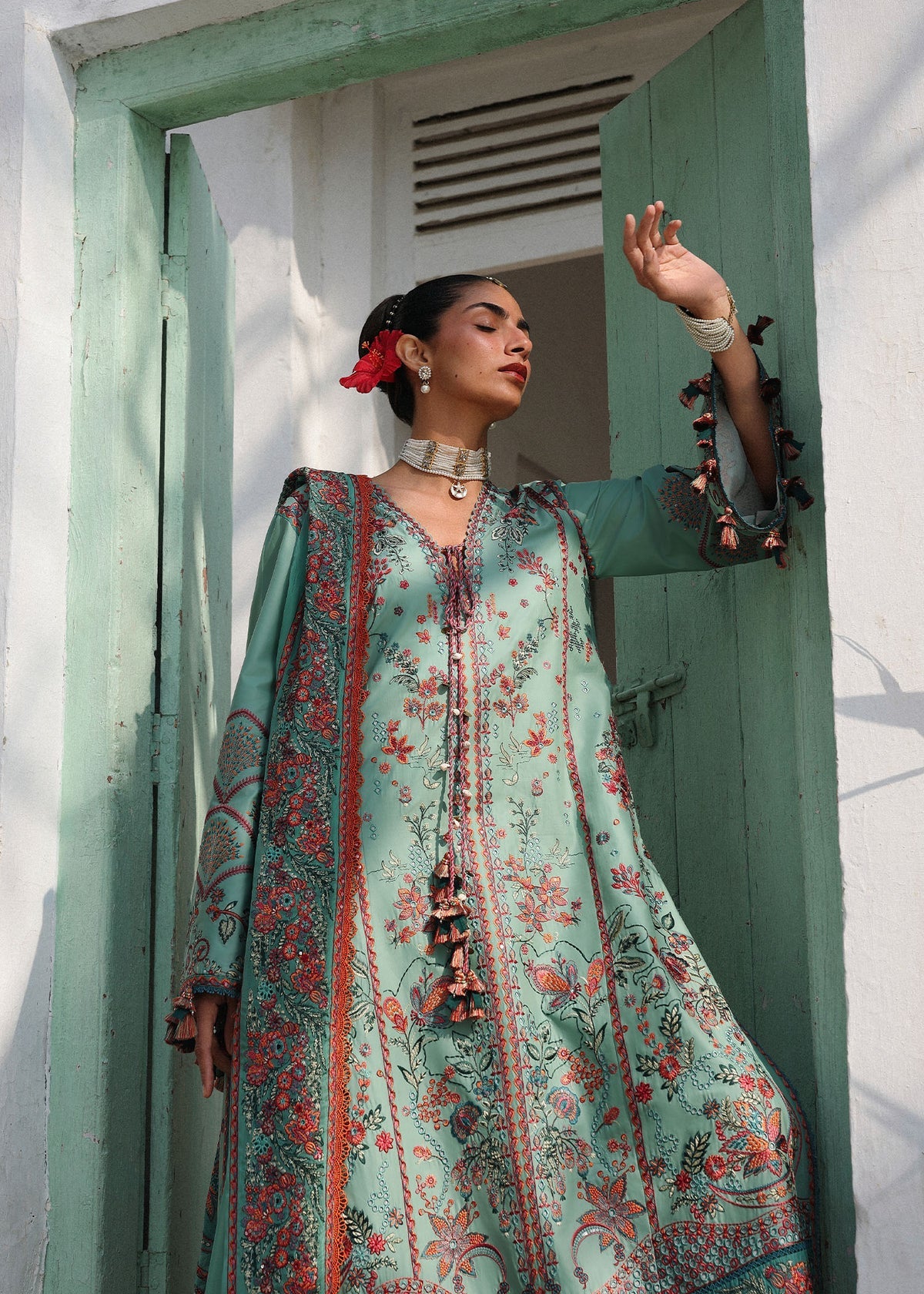 AFA - HUSSAIN REHAR LAWN - Verdant - 3PC SUIT - 180