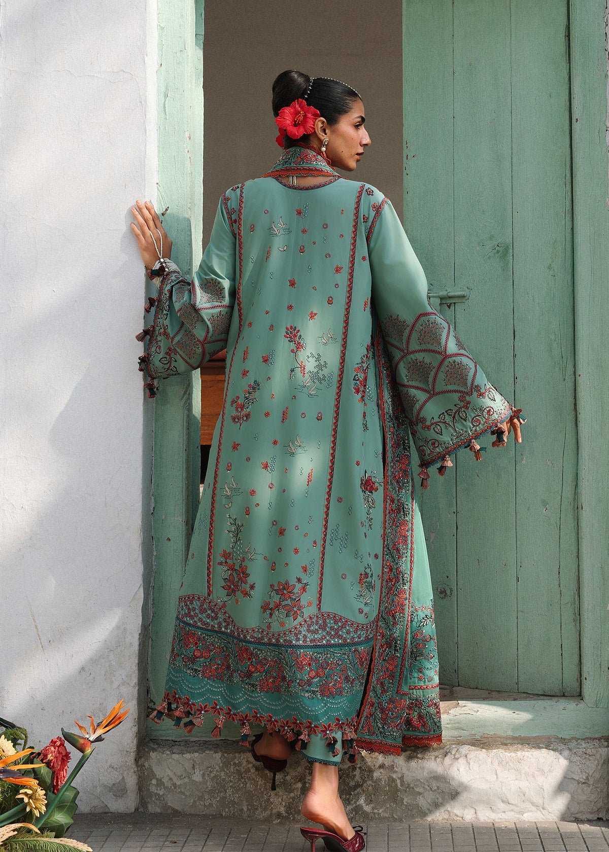 AFA - HUSSAIN REHAR LAWN - Verdant - 3PC SUIT - 180