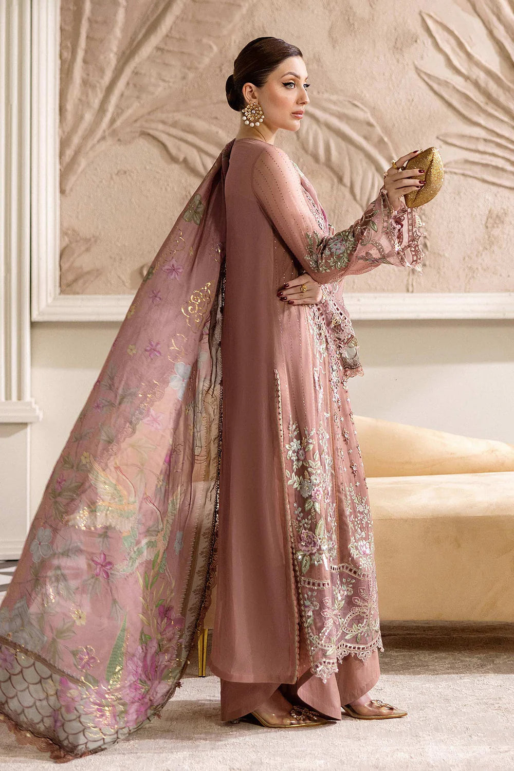 AFA - MARIA B - 3PC EMBROIDERED CHIFFON - 94
