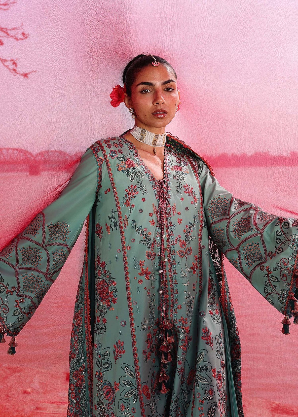 AFA - HUSSAIN REHAR LAWN - Verdant - 3PC SUIT - 180