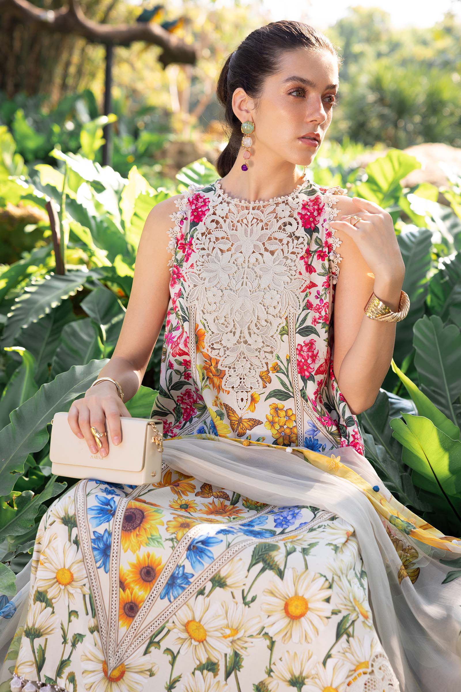 AFA - MARIA B - 3 PC Unstitched Embroidered Lawn Suit - 194