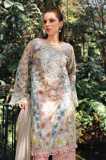 AFA - MARIA B - 3 PC Unstitched Embroidered Lawn Suit - 192
