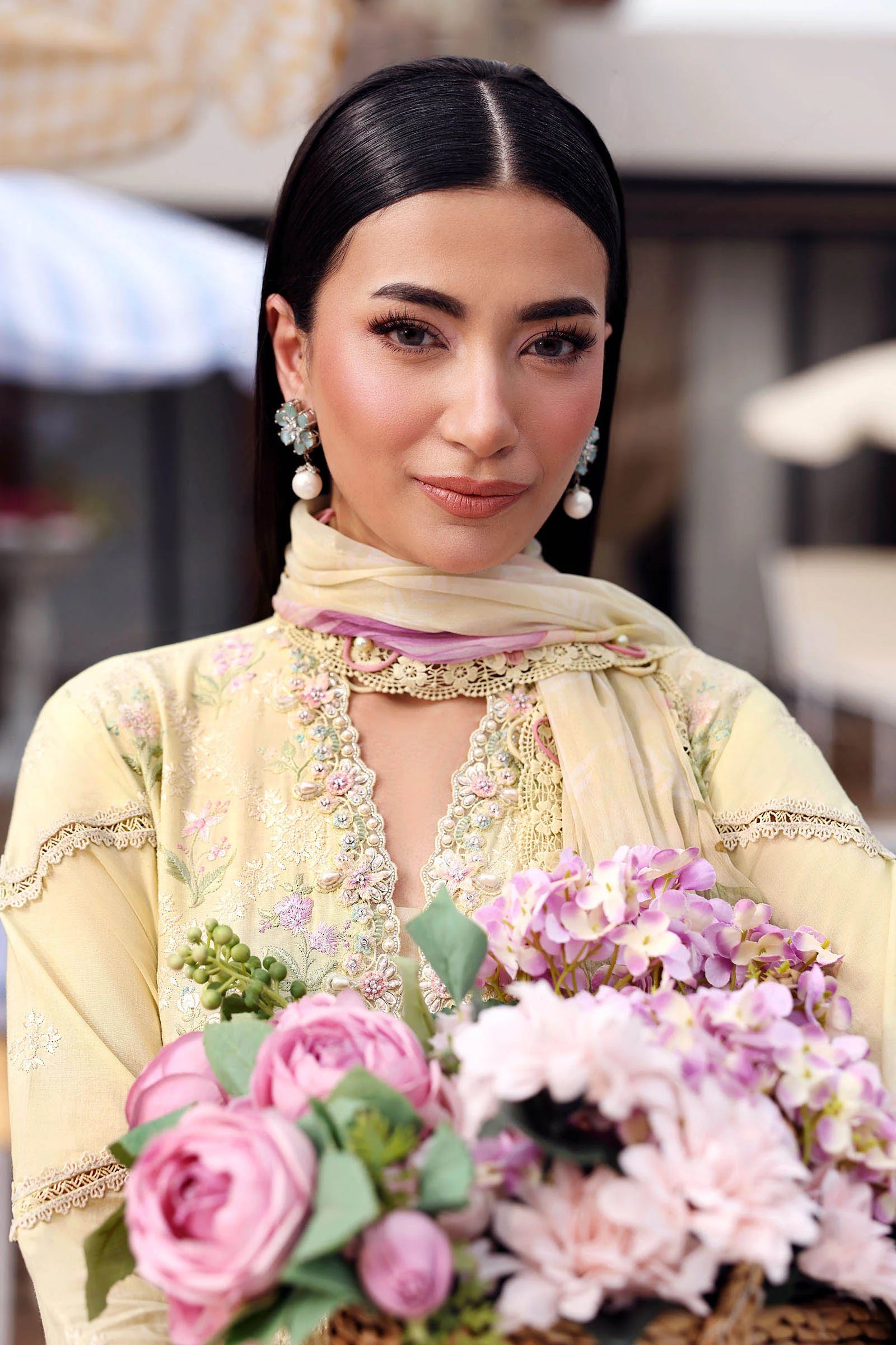 AFA - MARIA B - 3 PC Unstitched Embroidered Lawn Suit - 173