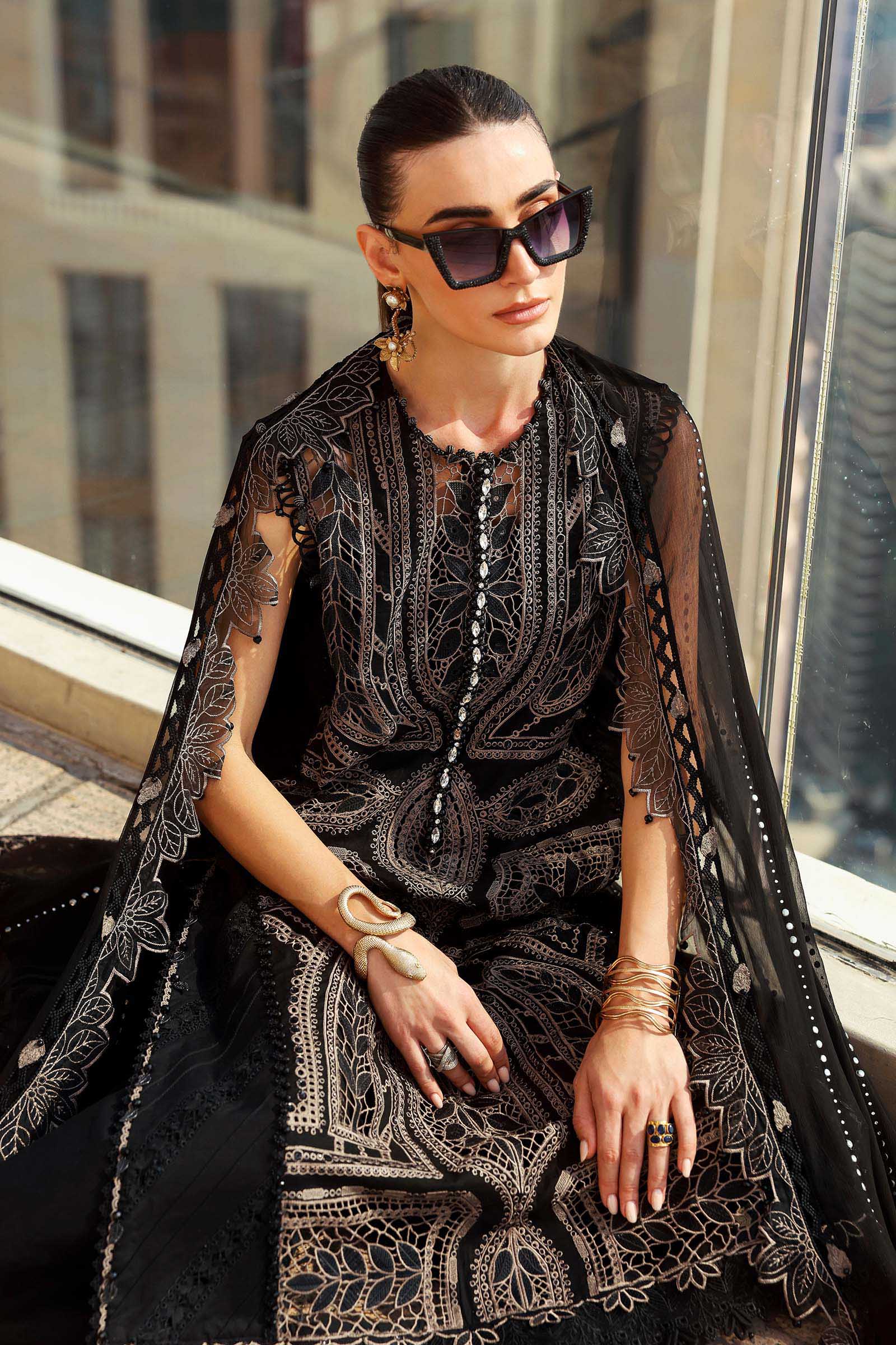 AFA - Maria.B - Luxury Lawn Unstitched Embroidered 3Pc D-2608-B - 246