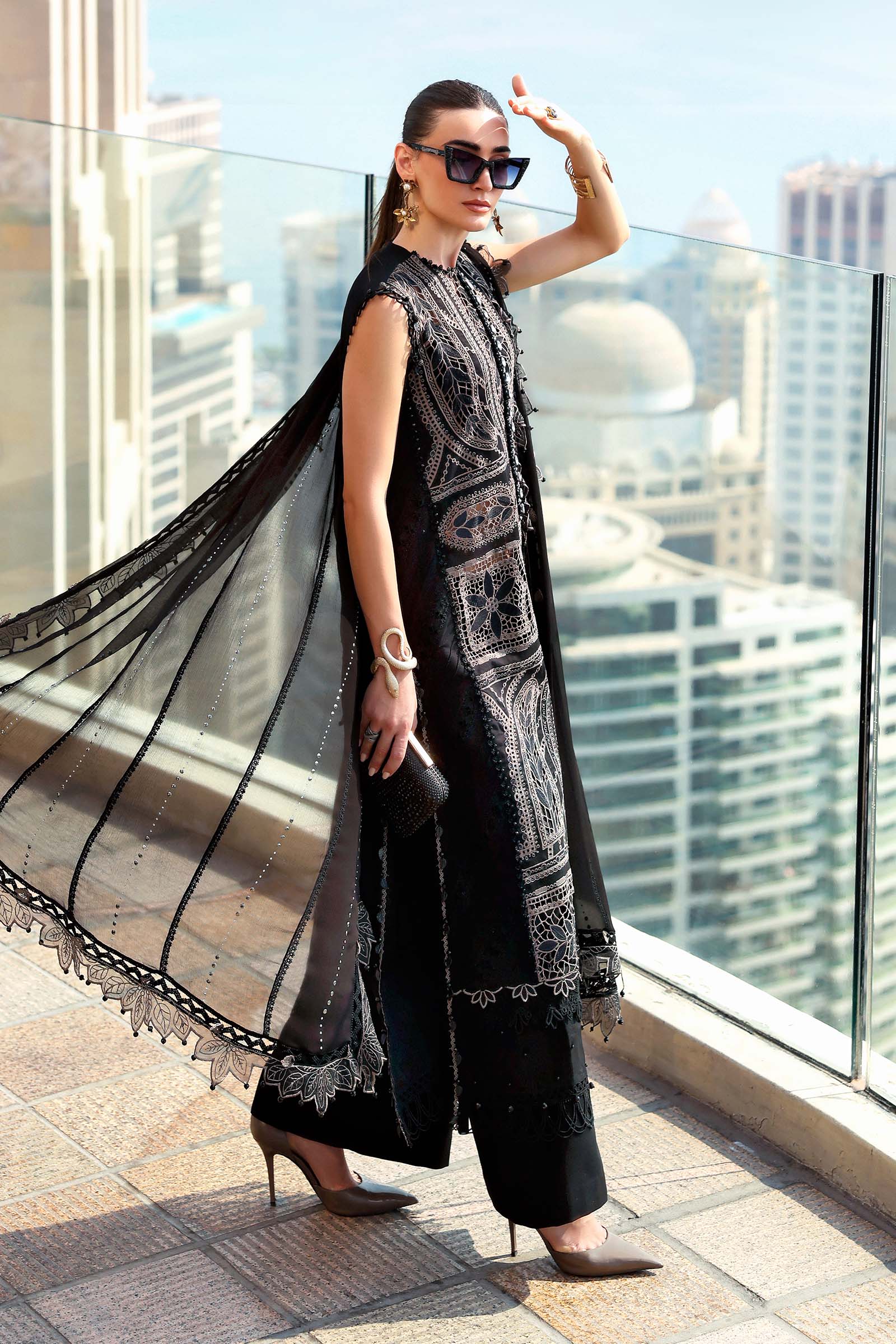 AFA - Maria.B - Luxury Lawn Unstitched Embroidered 3Pc D-2608-B - 246