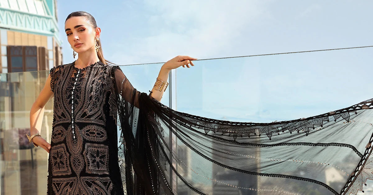 AFA - Maria.B - Luxury Lawn Unstitched Embroidered 3Pc D-2608-B - 246