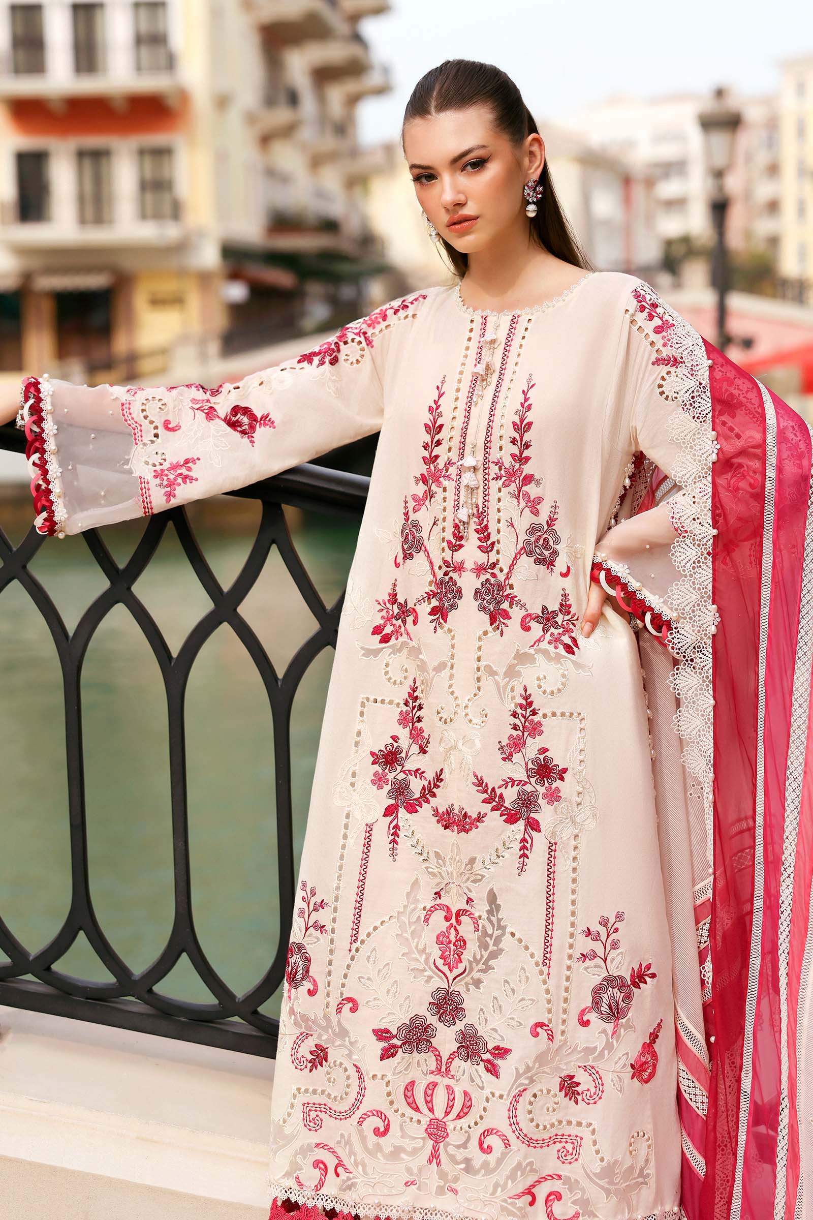 AFA - MARIA B - 3PC Luxury Lawn Unstitched Embroidered - 178