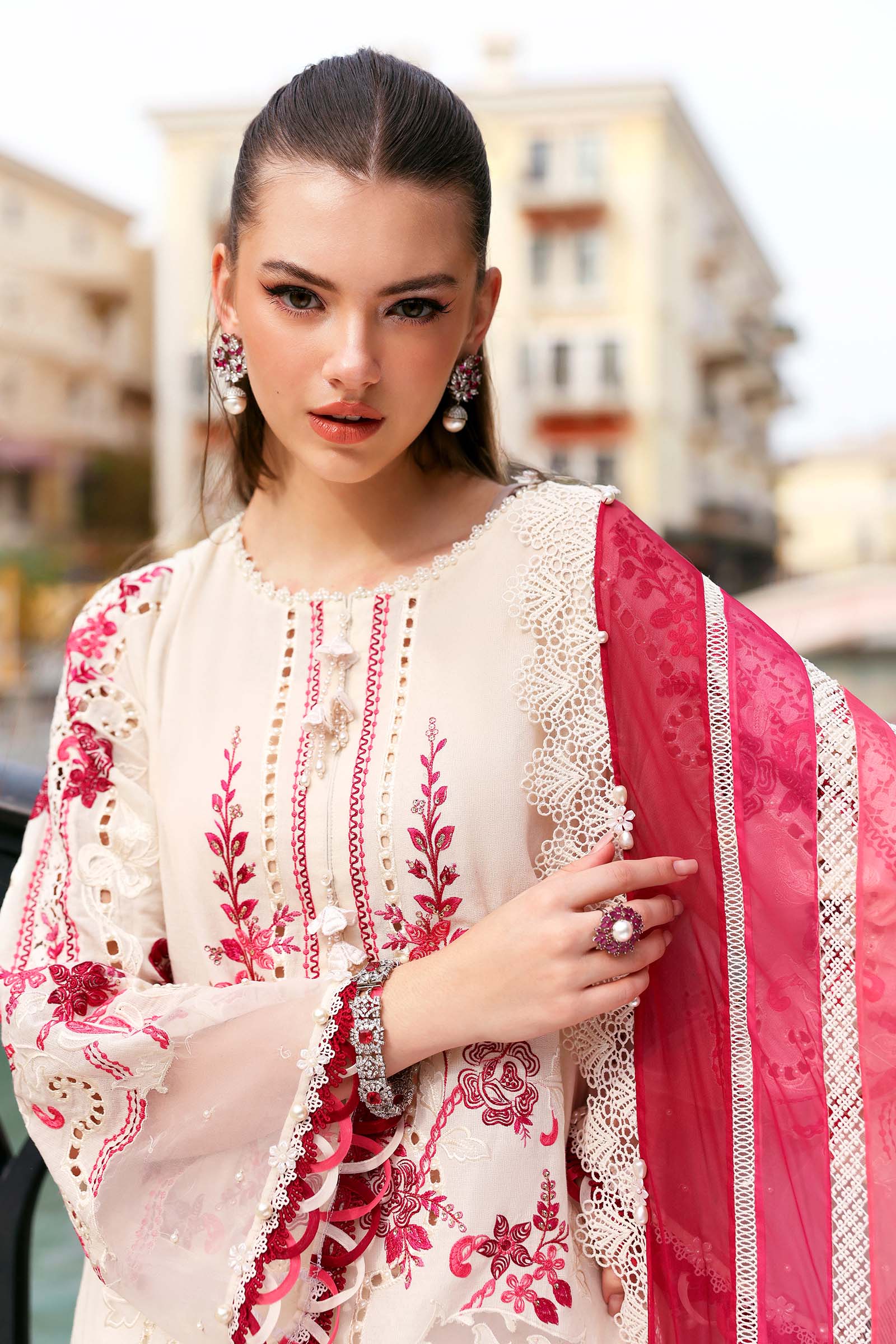 AFA - MARIA B - 3PC Luxury Lawn Unstitched Embroidered - 178