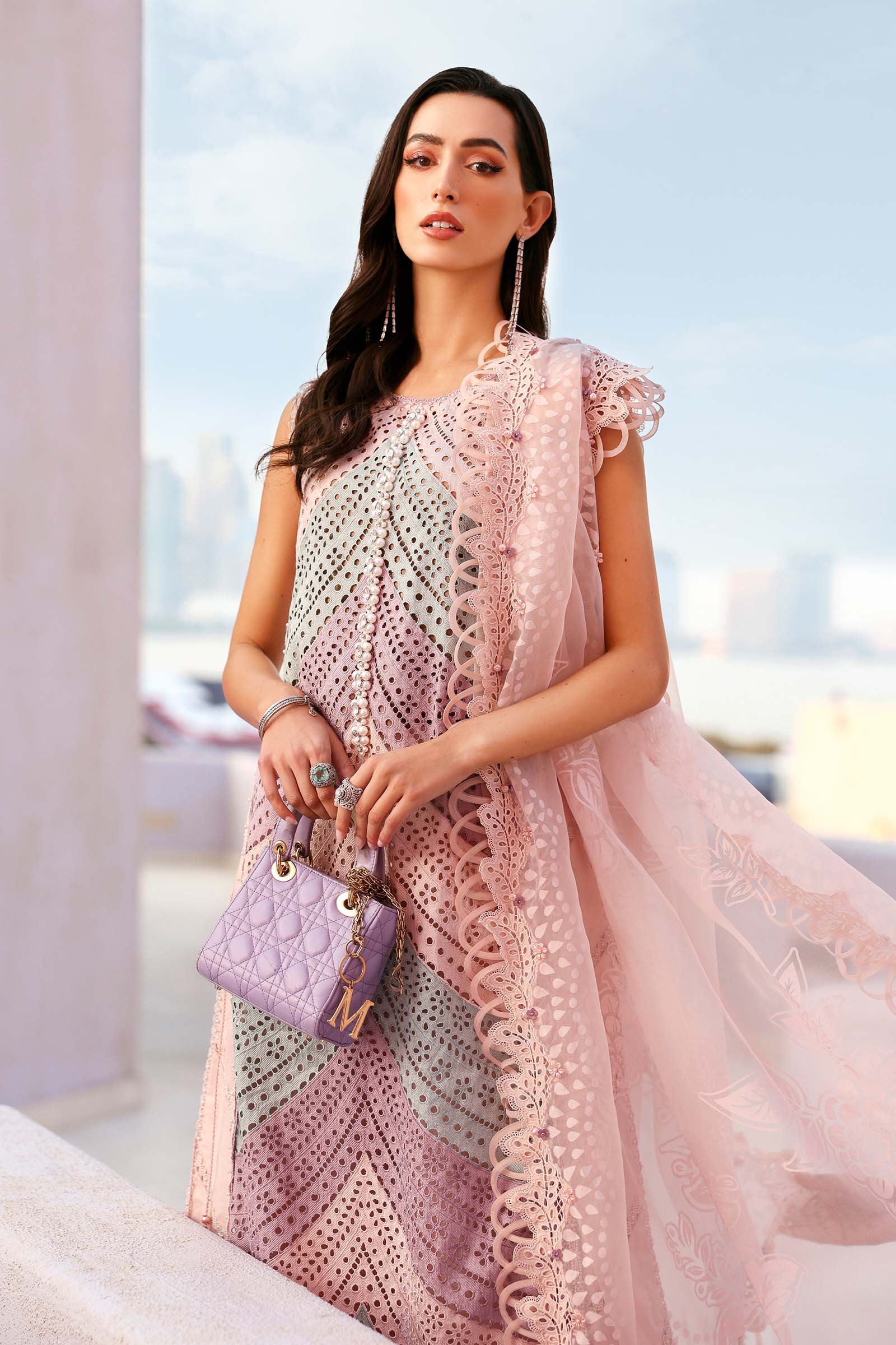 AFA - MARIA B - Luxury Lawn Unstitched Embroidered 3Pc Suit - 191