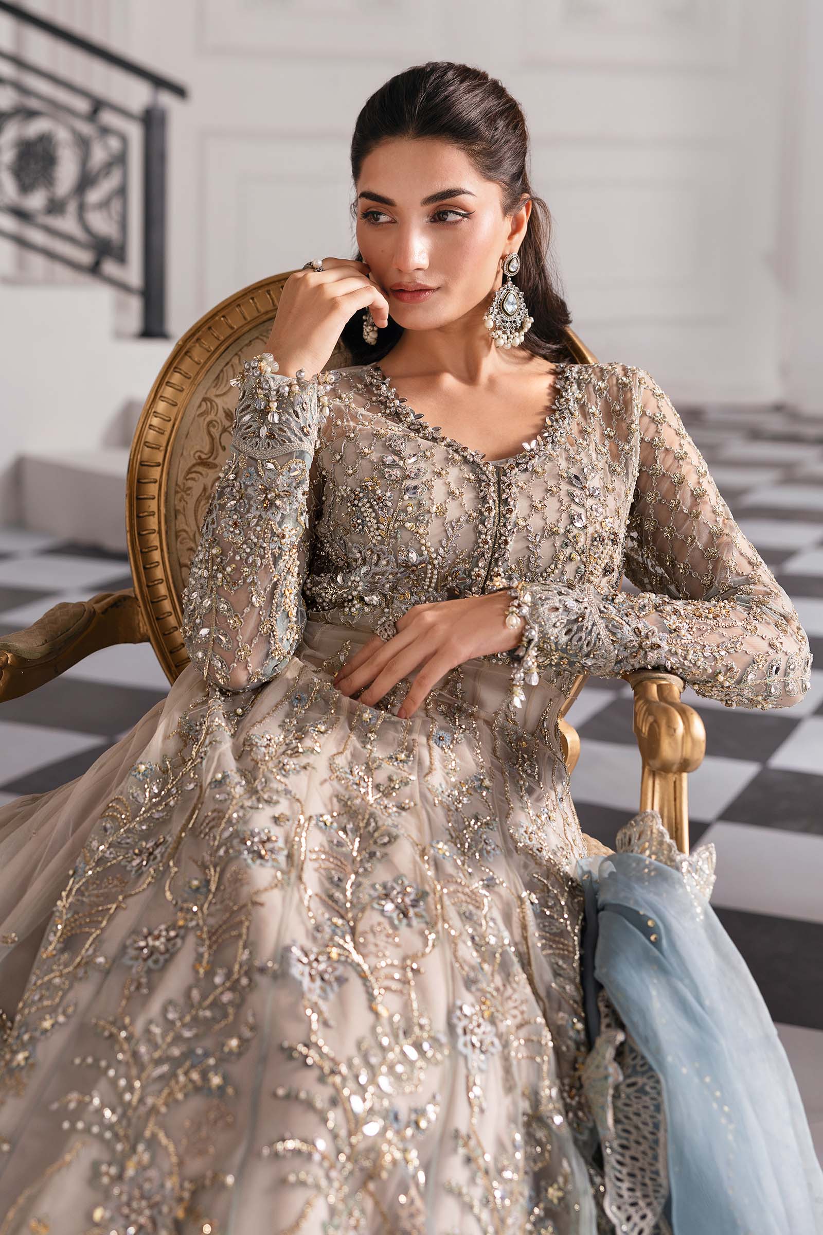 AFA - MARIA B - 3PC EMBROIDERED - 99