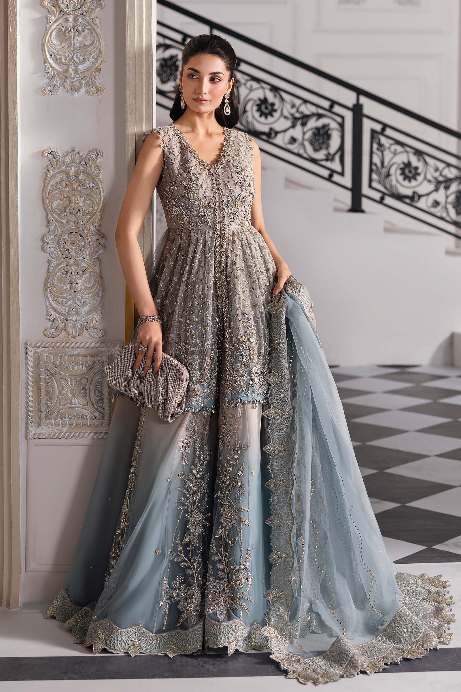 AFA - MARIA B - 3PC EMBROIDERED - 99