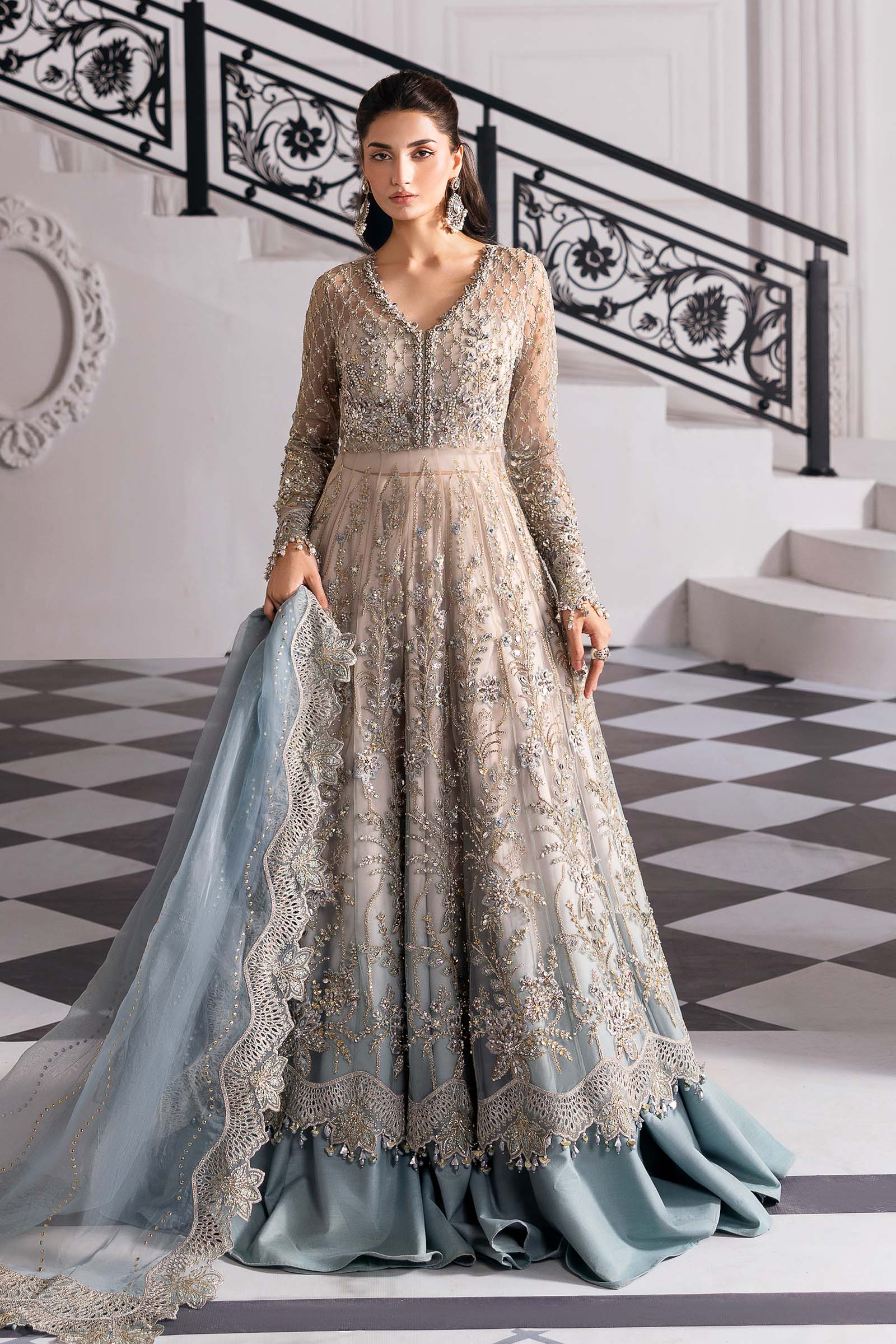 AFA - MARIA B - 3PC EMBROIDERED - 99