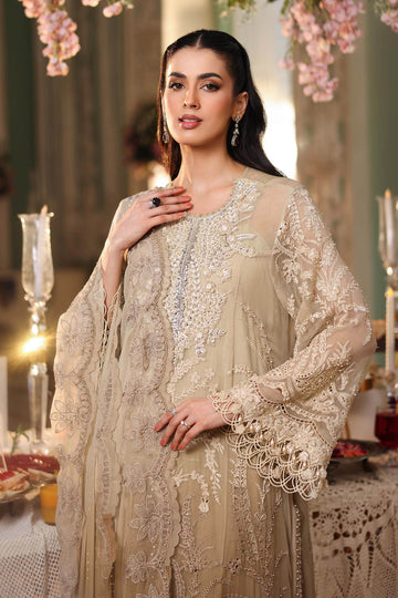 AFA - MARIA B - 3 PC Unstitched Embroidered Chiffon Suit - 170