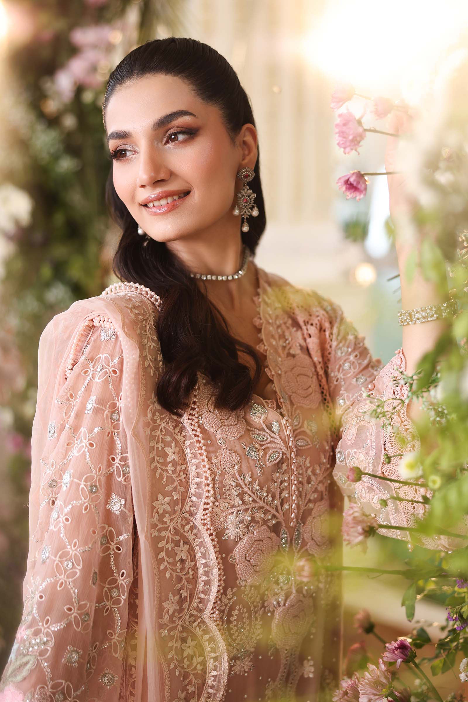 AFA - MARIA B - 3 Piece Unstitched Embroidered Chiffon Suit - 66