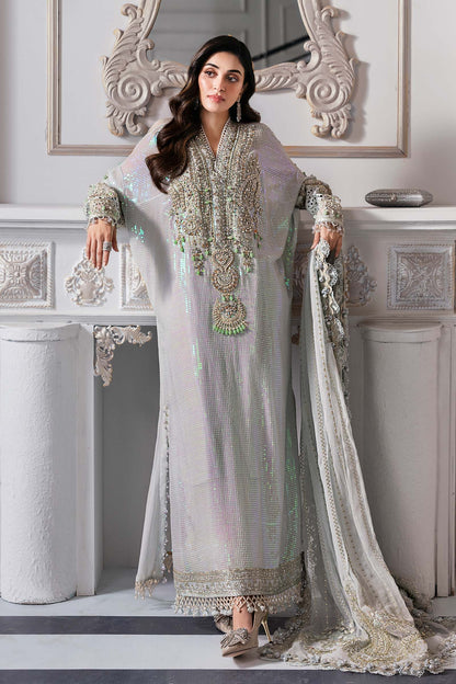 AFA - Maria B - 3pc Unstitched Chiffon - BD-3005 - 050