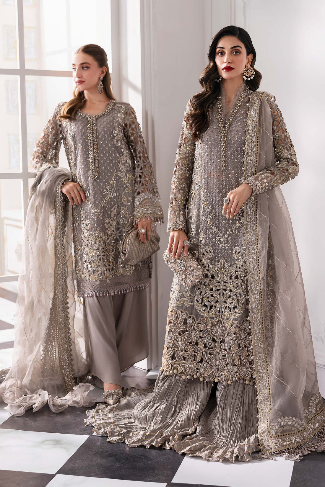 AFA - MARIA B - 3PC EMBROIDERED -114
