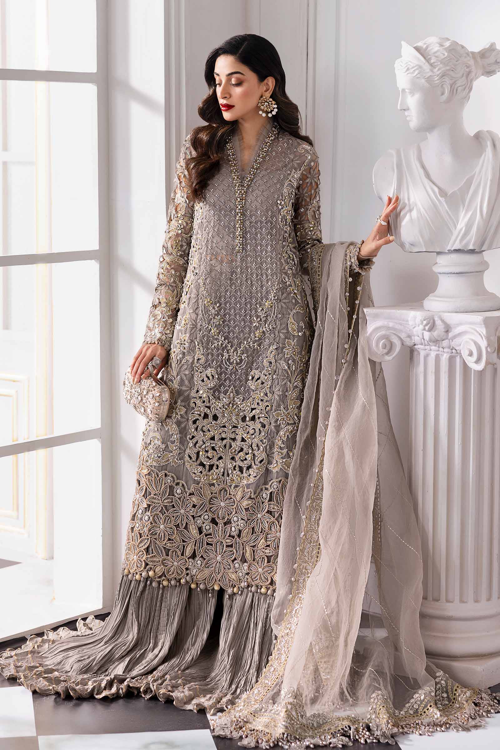 AFA - MARIA B - 3PC EMBROIDERED -114