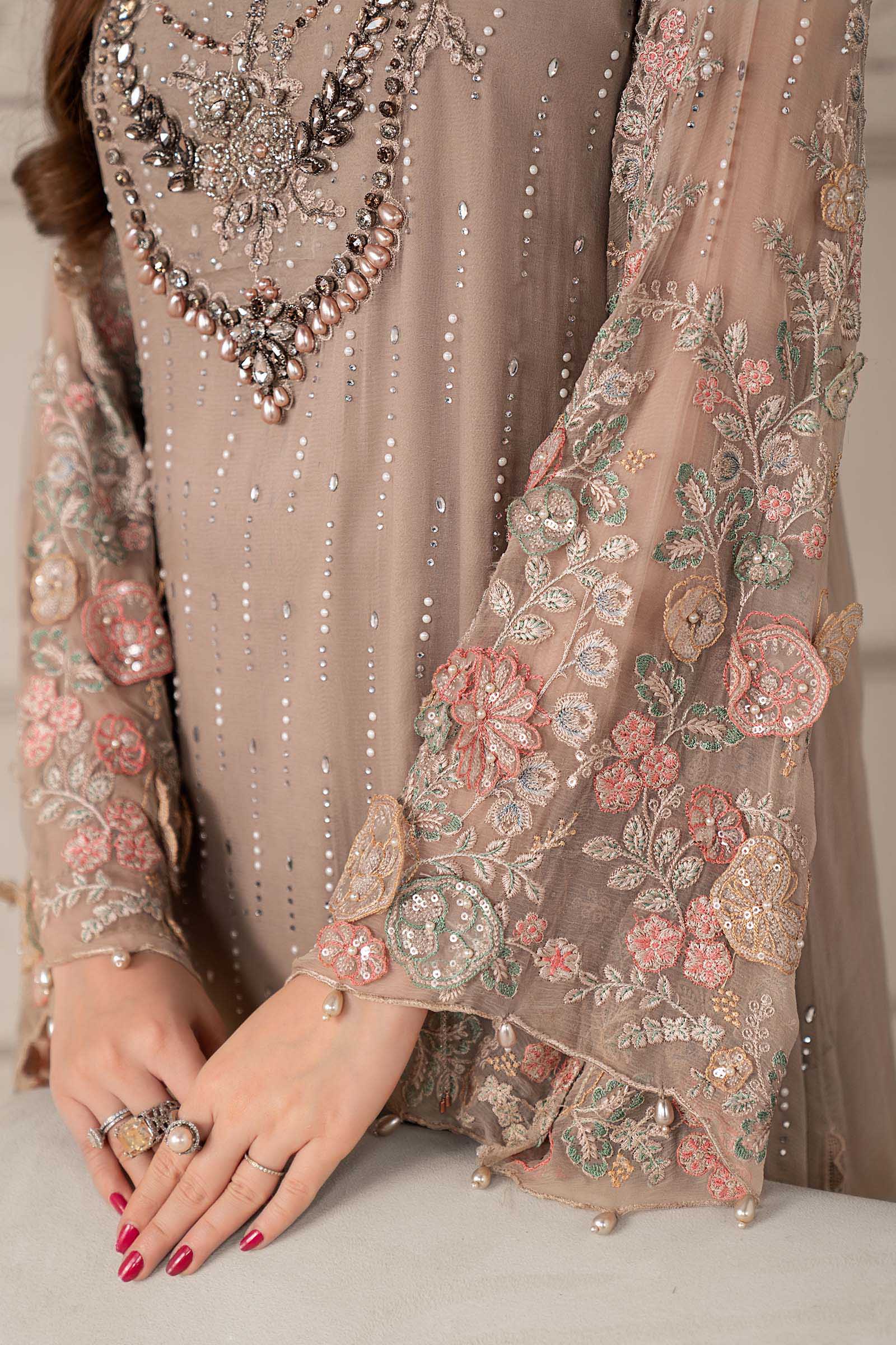AFA - MARIA B - 3PC EMBROIDERED CHIFFON - 87