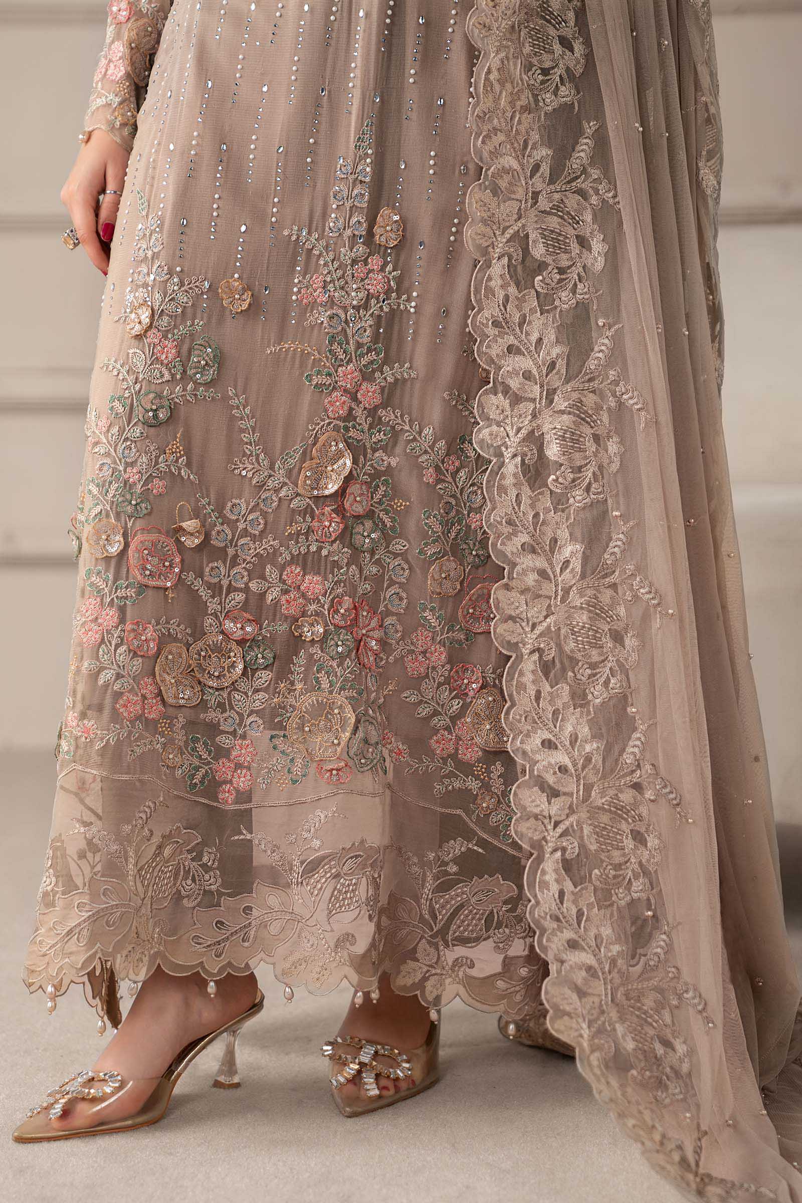 AFA - MARIA B - 3PC EMBROIDERED CHIFFON - 87