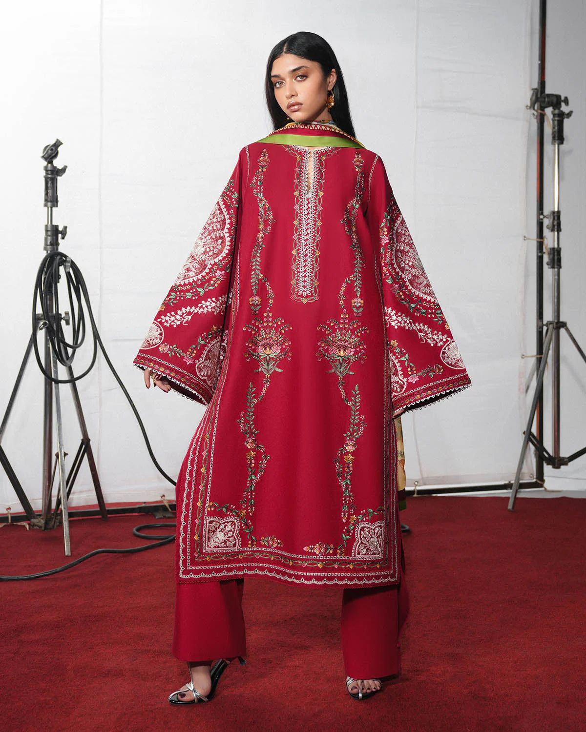AFA - HUSSAIN REHAR LAWN  - JUGNU DIRYAZ - 3PC SUIT - 179