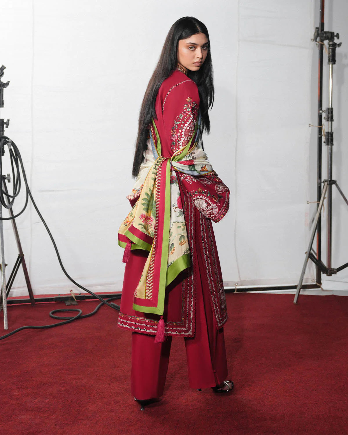 AFA - HUSSAIN REHAR LAWN  - JUGNU DIRYAZ - 3PC SUIT - 179