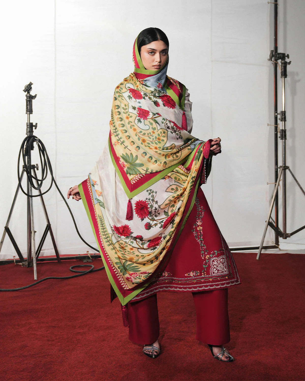 AFA - HUSSAIN REHAR LAWN  - JUGNU DIRYAZ - 3PC SUIT - 179
