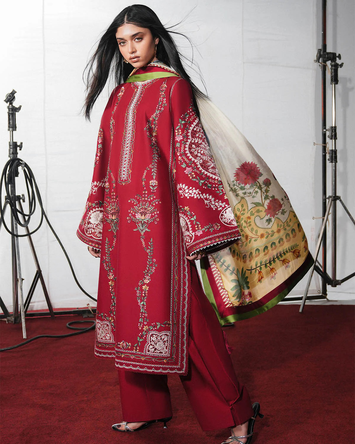 AFA - HUSSAIN REHAR LAWN  - JUGNU DIRYAZ - 3PC SUIT - 179