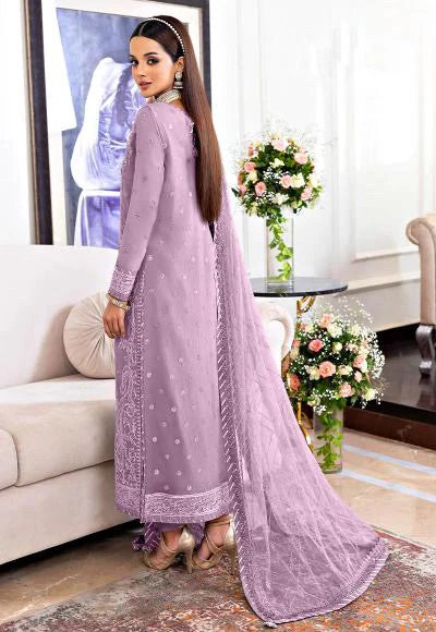 AFA - ASIM JOFA - EMBROIDERED CHIFFON UNSTITCHED 3PC - 229